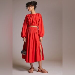 Anthropologie Sundry skirt and top matching set